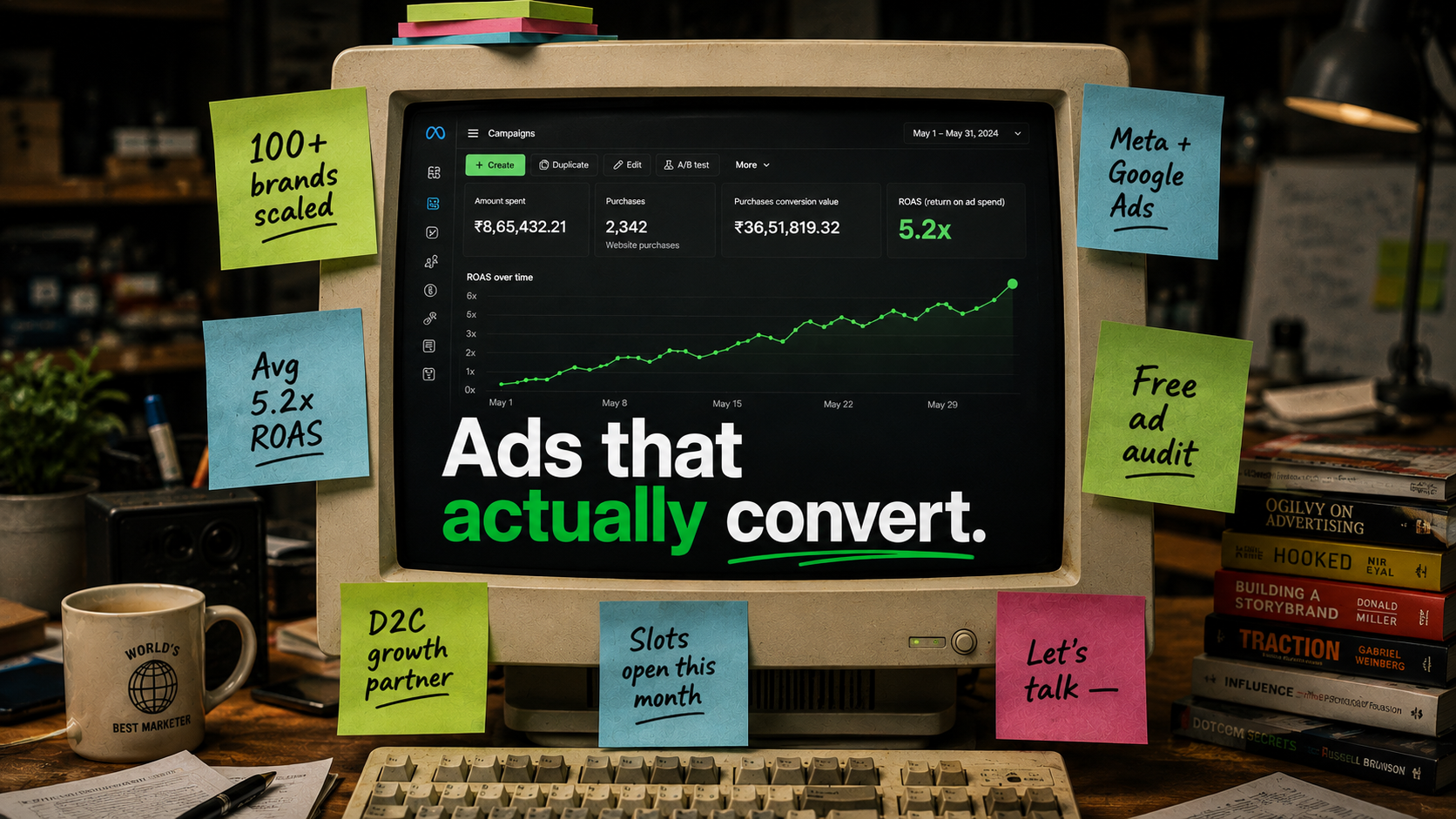 Ads that actually convert.